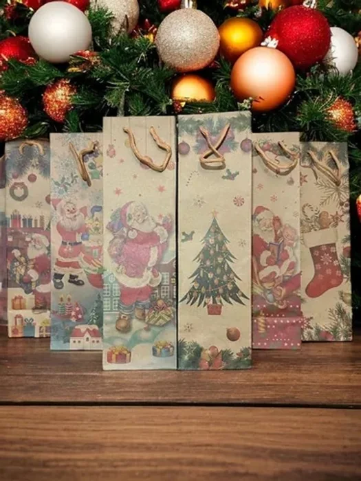 BOLSA VINO NAVIDAD