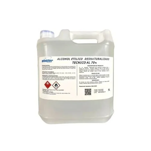 ALCOHOL ETILICO 70%5 LITROS