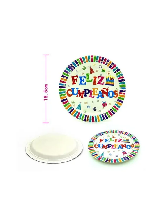 PLATO CUMPLEAÑOS X 10